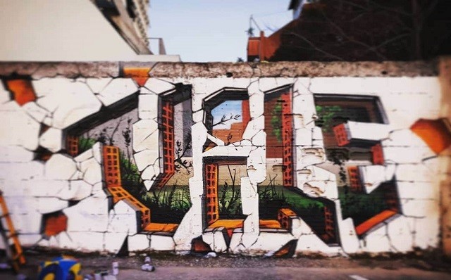 Еще один аргумент в пользу того что граффити - это искусство (28 фото)