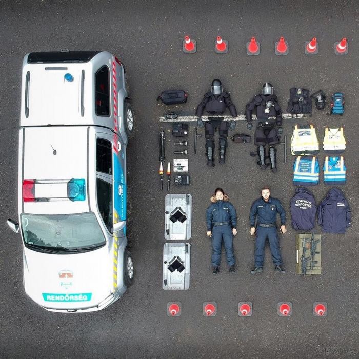 Tetris Challenge:флешмоб среди военных,полицейских и пожарных (19 фото)