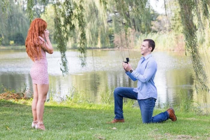 Парень фотографировал девушку и кольцо перед предложением (20 фото)