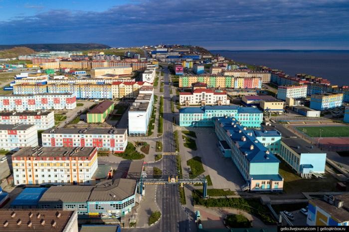 Самый восточный город России с высоты (22 фото)