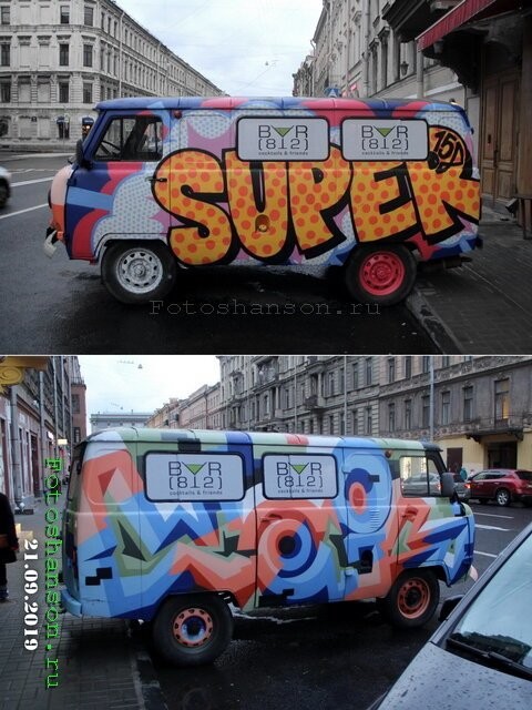 Аэрография на машинах: красивая и не очень (30 фото)