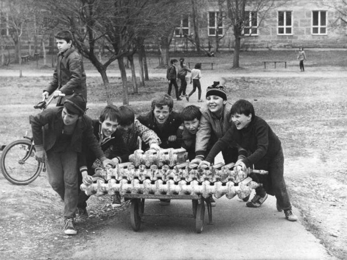 Атмосферные фотографии советских детей (19 фото)