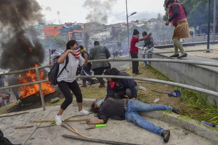 Протесты в Эквадоре (16 фото)