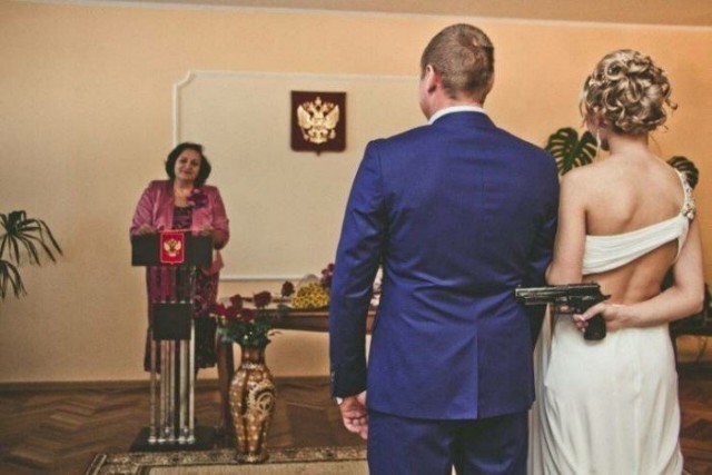 Фото с российских свадеб (17 фото)