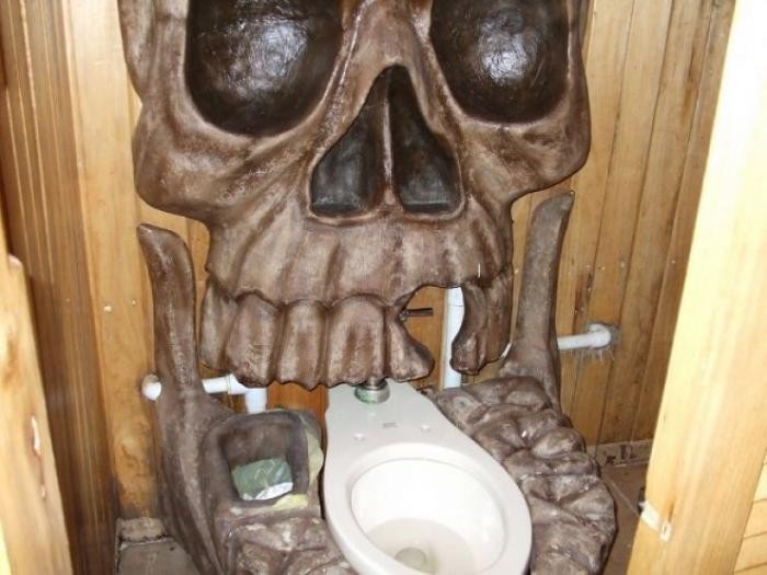 Подборка странных и сюрреалистических туалетов (15 фото)