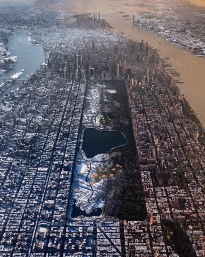 Посмотрите, как похорошел Манхэттен за 88 лет (2 фото)
