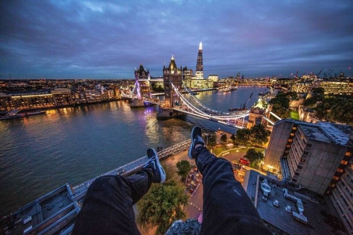 Руфер показал виды на Лондон с разных крыш (15 фото)
