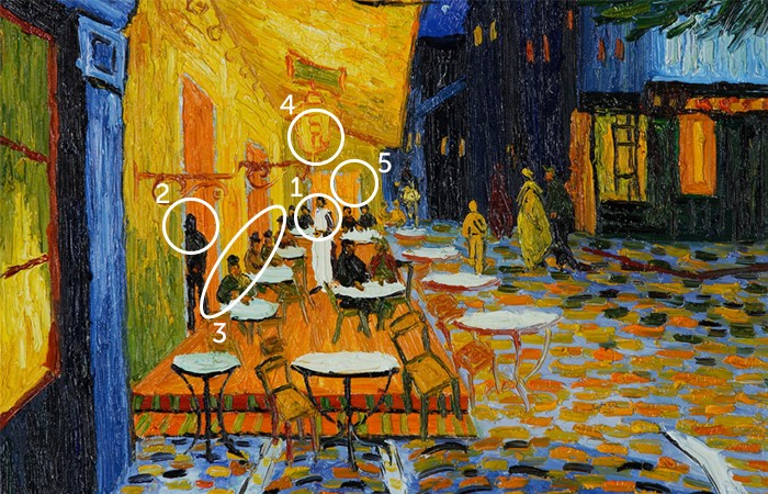 Связь картины «Кафе» Ван Гога с сюжетом Тайной Вечери (5 фото)