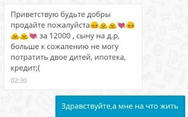 Забавные переписки на сайтах для продажи товаров (19 фото)