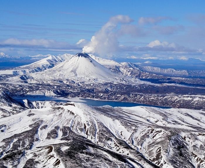 Зимняя Камчатка с высоты (9 фото)