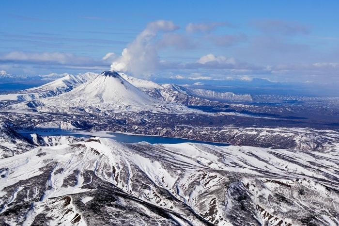 Зимняя Камчатка с высоты (9 фото)