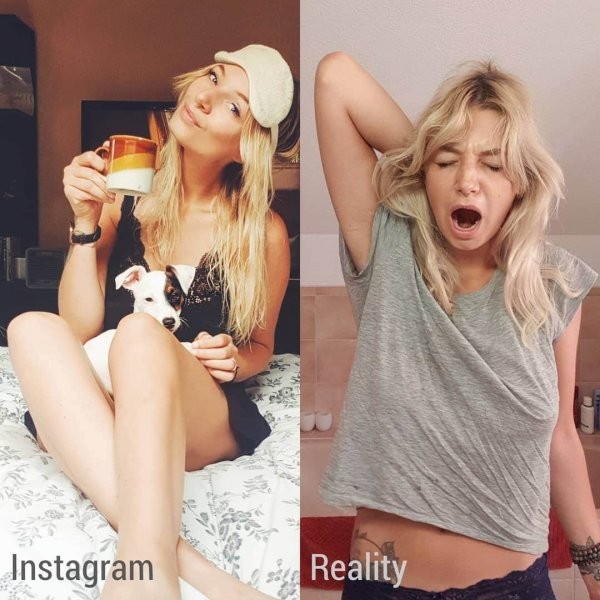Девушка показала всю неправдоподобность Instagram (20 фото)