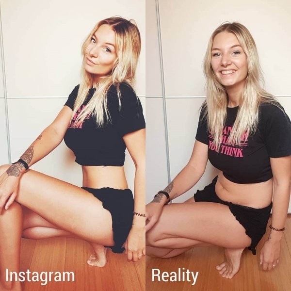 Девушка показала всю неправдоподобность Instagram (20 фото)