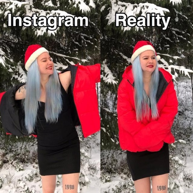 Instagram VS Реальность: Девушка худеет и полнеет на глазах (8 фото)