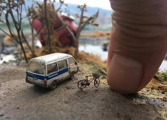 Художник из Тайваня создает миниатюрные миры (28 фото)