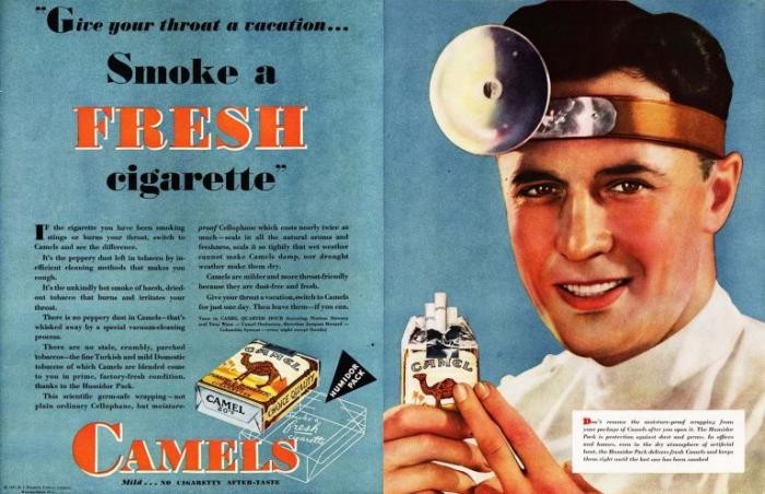 Как табачные компании использовали врачей (9 фото)