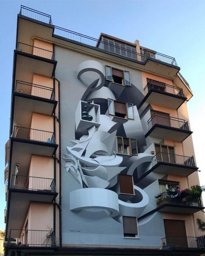 Удивительные 3D граффити от Мануэля де Рита (11 фото)