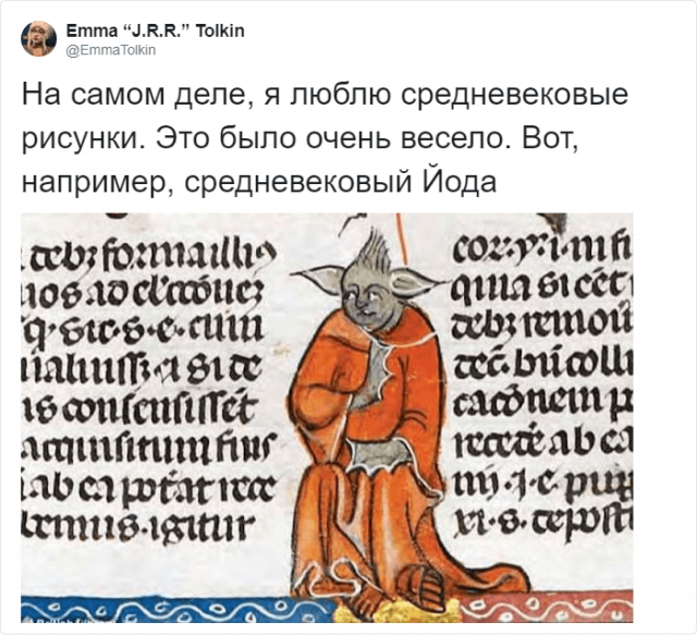 В Твиттере сравнили котов со средневековых картин (16 фото)