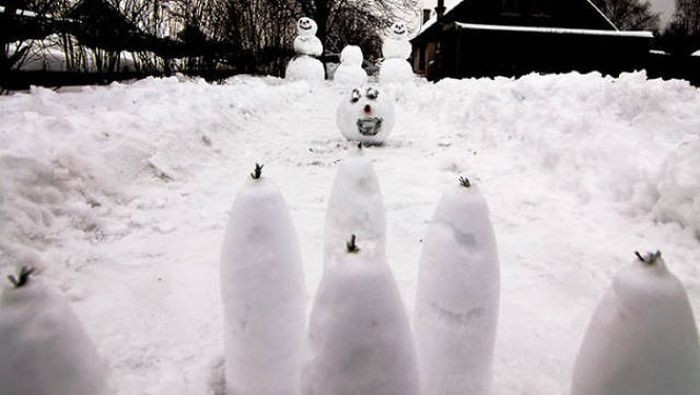 Большая подборка снеговиков (50 фото)