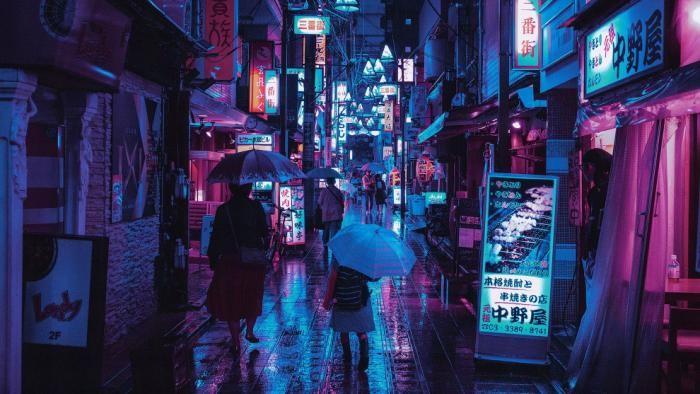 Ночная столица Японии (10 фото)