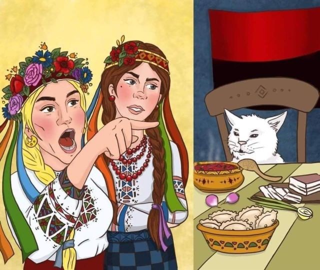 Две женщины орут на кота: лучший мем 2019 года продолжает (18 фото)
