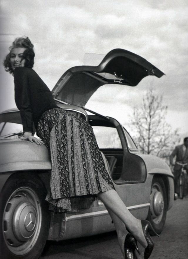 Роскошная Софи Лорен и ее Mercedes-Benz (16 фото)