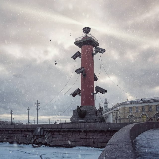 Петербург стал фантастическим миром будущего (8 фото)