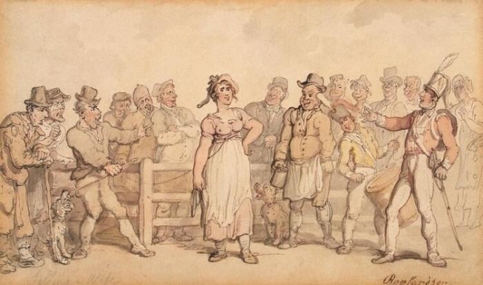 Как в Англии XVIII века избавлялись от надоевших жен (7 фото)