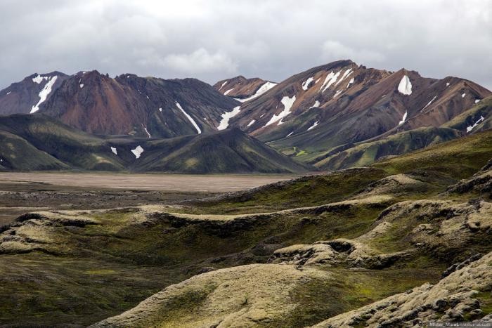 Путь к долине Landmannalaugar в Исландии (36 фото)