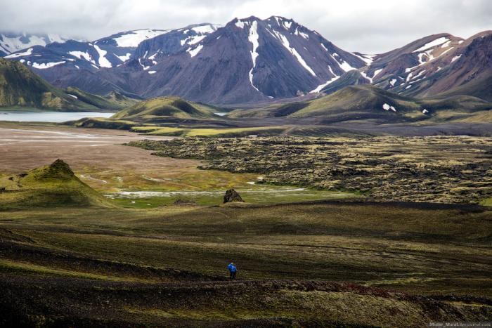 Путь к долине Landmannalaugar в Исландии (36 фото)