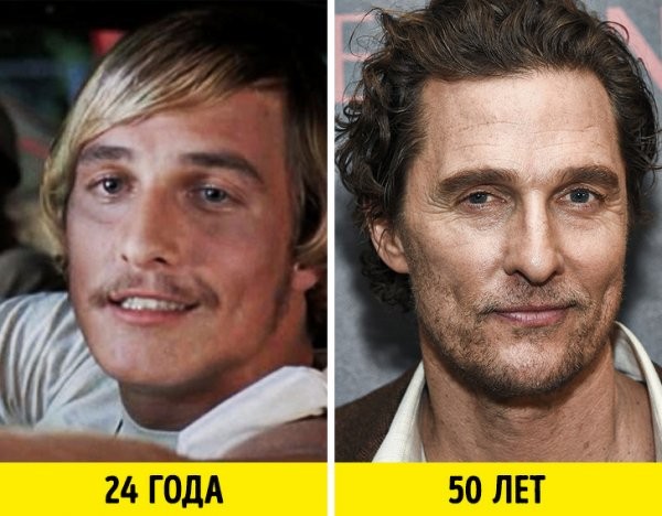 Знаменитые актеры, которым возраст оказался к лицу (21 фото)