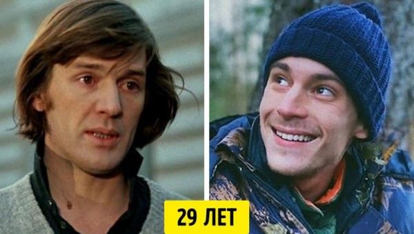 Советские и современные звезды в одном и том же возрасте (16 фото)