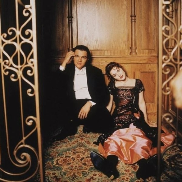 Архивные кадры съемок фильма "Титаник" с Леонадро Ди Каприо и Кейт Уинслет (13 фото)