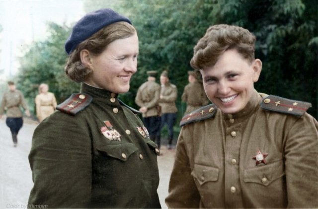 Фотографии СССР времен Великой Отечественной войны в цвете (19 фото)