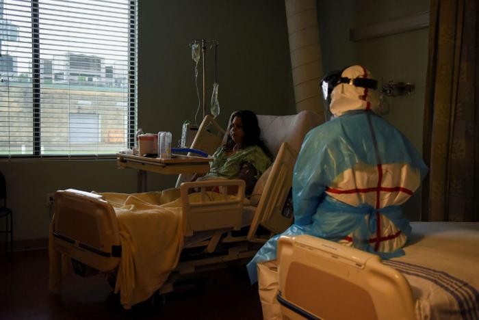 Как выглядит ковидный госпиталь в США (15 фото)