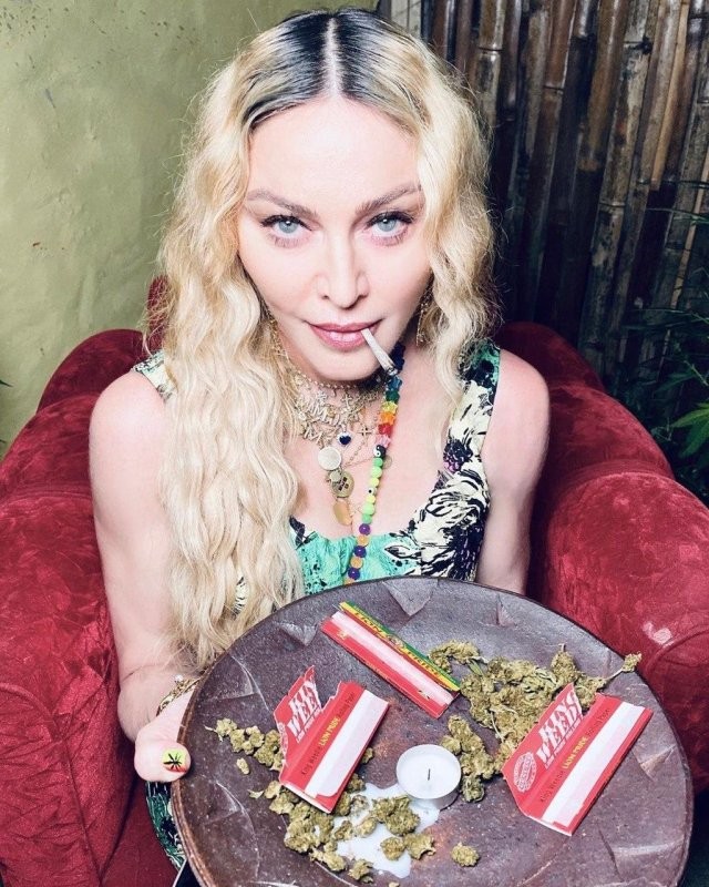 Как Мадонна отмечает день рождения (10 фото)