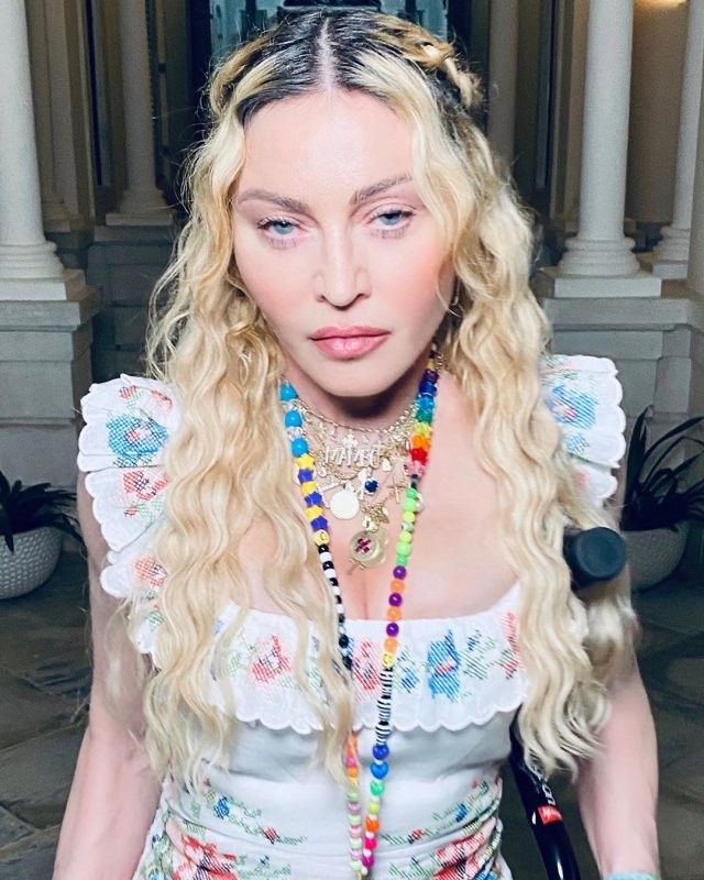 Как Мадонна отмечает день рождения (10 фото)