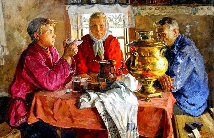 История традиции чаепития на Руси (6 фото)