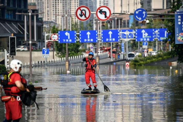 Наводнение в Китае 2020 (18 фото)