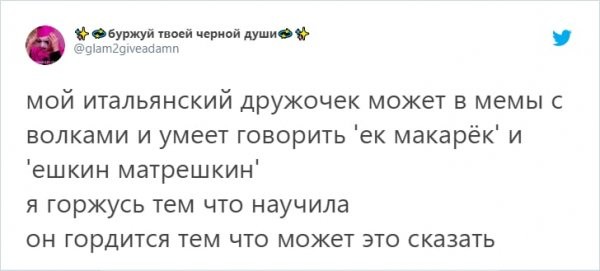 Пользователи Твиттера рассказали забавных фразах на русском, которые запомнили их друзья-иностранцы (13 фото)