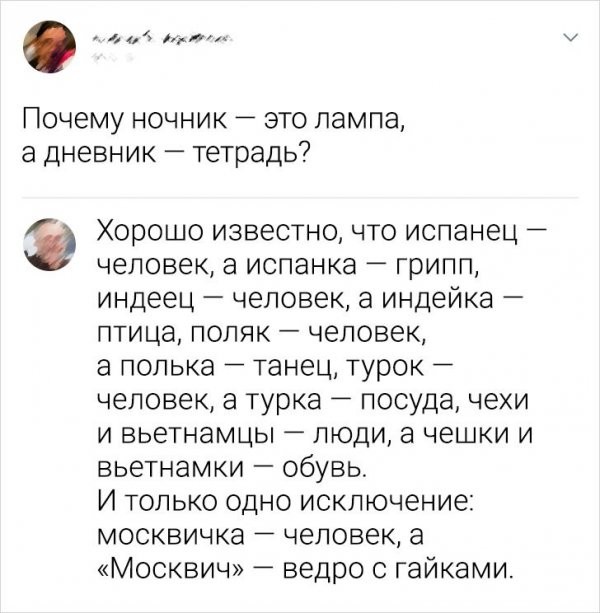 Подборка забавных твитов о русском языке (15 фото)
