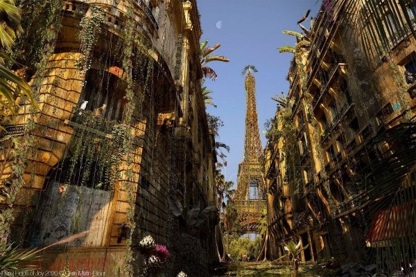 Художник Крис Морин-Эйтнер представил, как выглядели бы города, если бы человечество исчезло (20 фото)