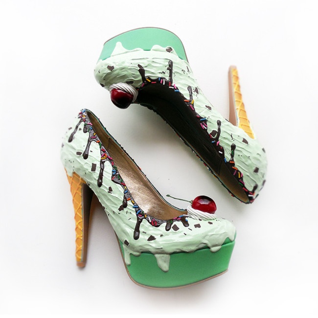 Эксклюзивная "вкусная" обувь для девушек (10 фото)