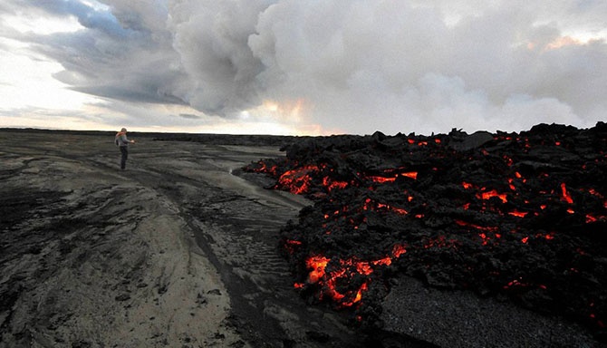 Проснувшийся вулкан Bardarbunga (15 фото)