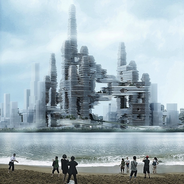 “Гражданин облака”: в Китае возведут грандиозный футуристический супергород (10 фото)
