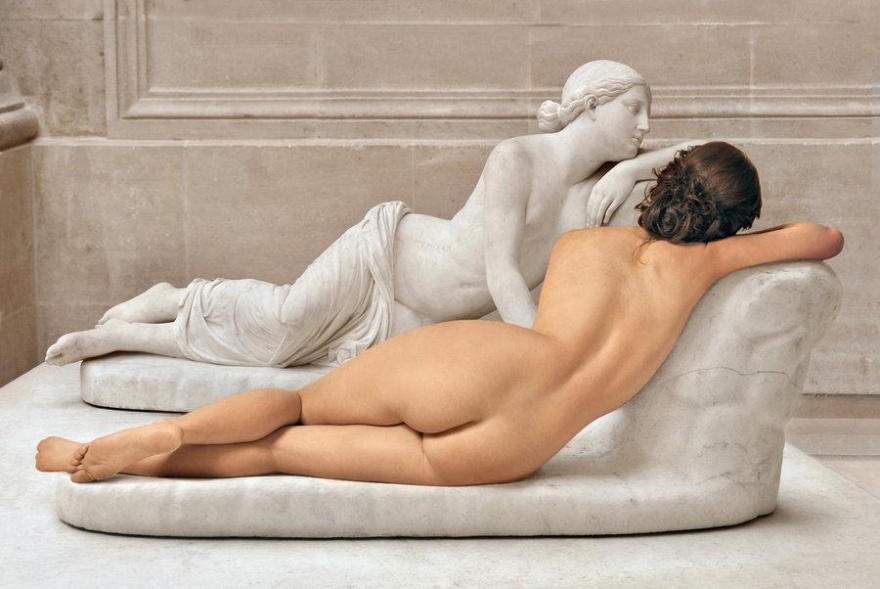 Живые эротические скульптуры в фотопроекте Николая Эндегора «Мрамор Лувра» (12 фото)