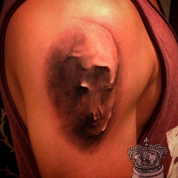 Пугающие татуировки (30 фото)