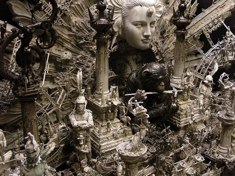 Изысканные и невероятно сложные скульптуры Криса Кукси (9 фото)