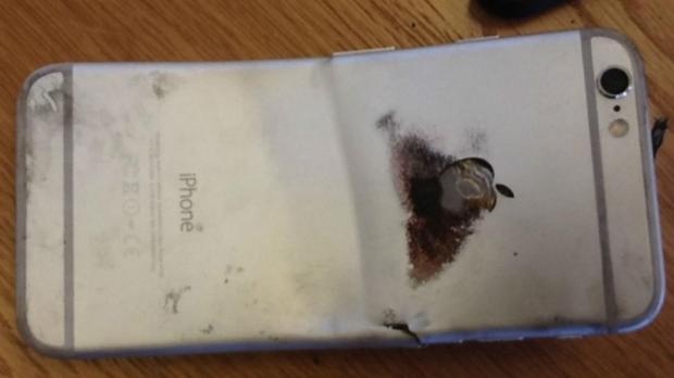 Iphone 6 загорелся в кармане владельца (3 фото)