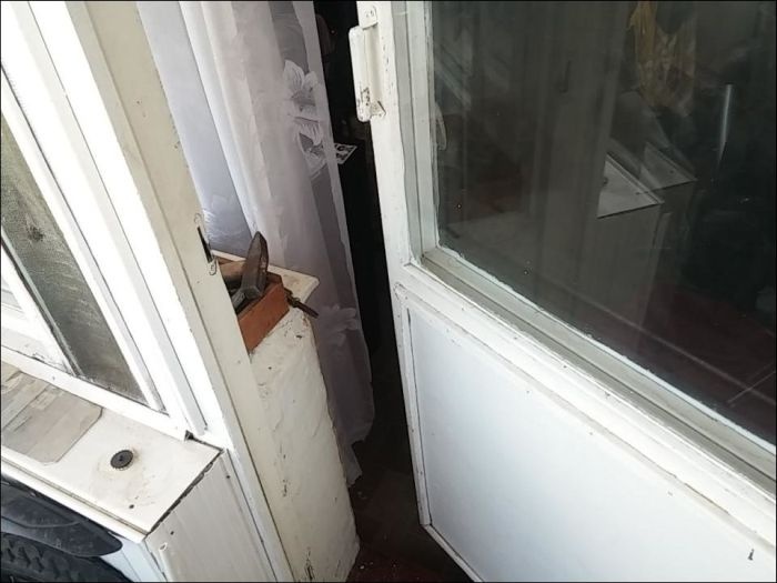 Как кот закрыл своего хозяина на балконе (10 фото)